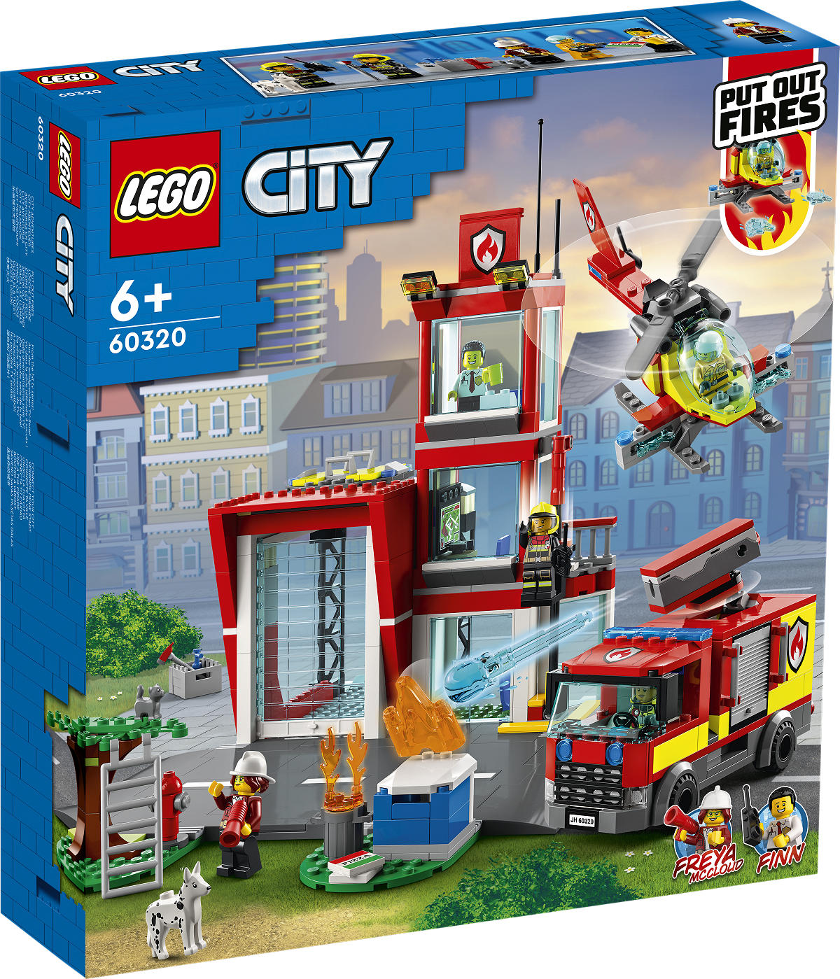 Peer monster Minister LEGO City Brandweerkazerne (60320) - Blokkenhuren.nl