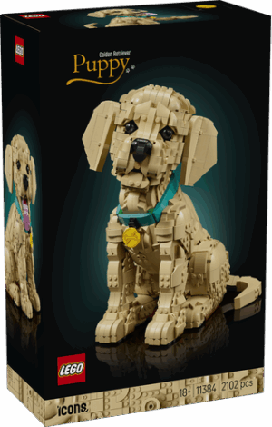 LEGO Icons - Golden retriever puppy (13384)